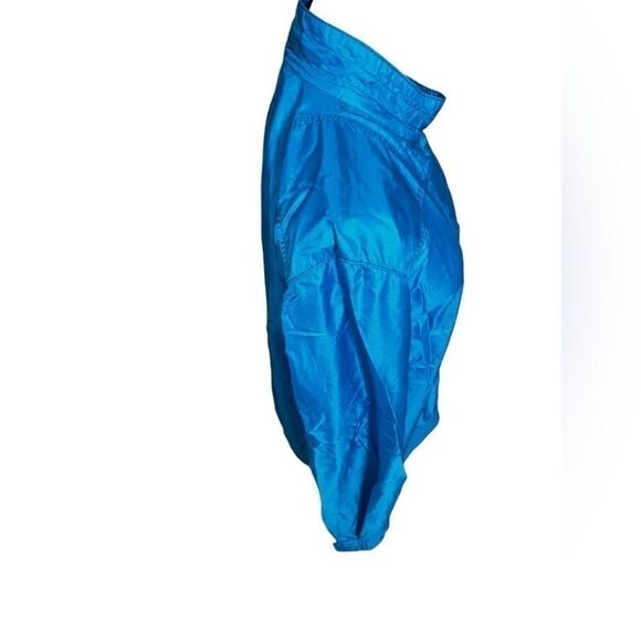 Nike women vintage 80s windbreaker jacket coat lightweight blue - Picture 5 of 12